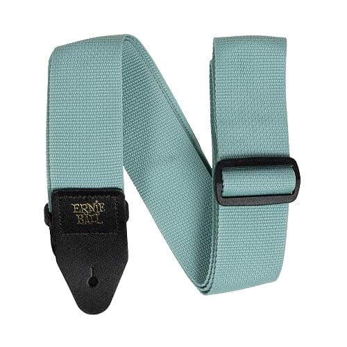 Ernie Ball Polypro Guitar Strap/Bass Strap - Tidal Green - Image 1
