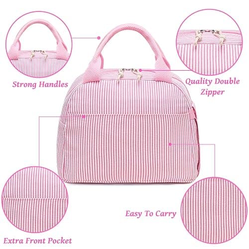 Bluboon Lunch Box for Women Cute Lunch Bag Reusable Insulated Lunch Bags Large Capacity Lunchbox Cooler for Work Picnic or Travel thumbnail 5