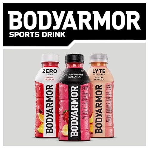 BODYARMOR Sports Drink Sports Beverage, Strawberry Banana, Coconut Water Hydration, Natural Flavors With Vitamins, Potassium-Packed Electrolytes, Perfect For Athletes, 16 Fl Oz (Pack of 12) thumbnail 9