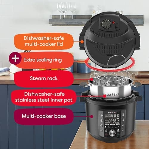 Instant Pot Pro (8 Quart) 10-in-1 Pressure Cooker, Slow Cooker, Rice/Grain Cooker, Steam, Sauté, Sous Vide, Yogurt Maker, Sterilizer and Warmer, Includes App thumbnail 6