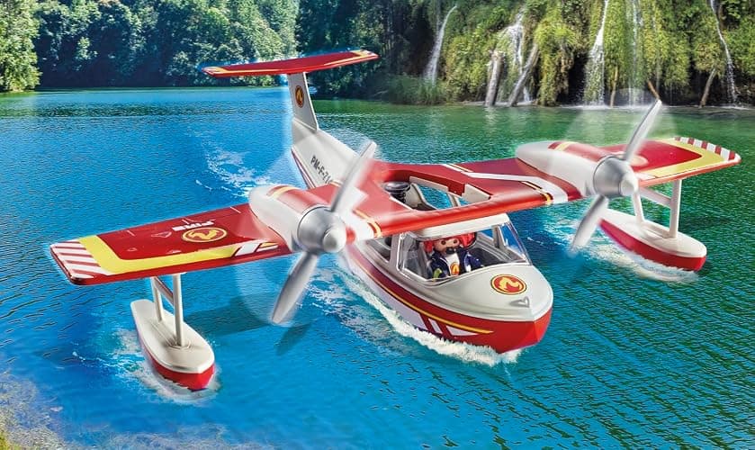 Playmobil Firefighting Sea Plane with extinguishing Function thumbnail 7