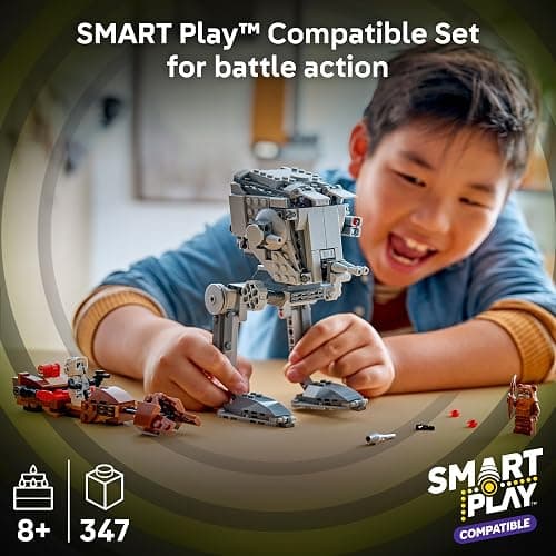 LEGO Star Wars SMART Play: AT-ST Attack on Endor Toy Building Set for Kids - Compatible Set with 2 SMART Tags and 3 Minifigures - Gift for Boys, Girls and Fans Ages 8+ - 75424 thumbnail 2