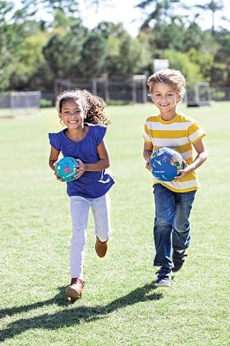 Crocodile Creek Playground Ball - Durable Rubber Ball for Kids Ages 3 and Up - Bouncy Inflatable Ball for Kickball, Indoor Games, and Outdoor Sports - PVC-Free - Purple Unicorn - 5-inch Diameter thumbnail 2