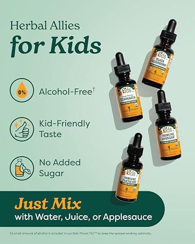 Herb Pharm Kids Certified-Organic Alcohol-Free Immune Fortifier Liquid Herbal Formula, 1 Ounce thumbnail 3