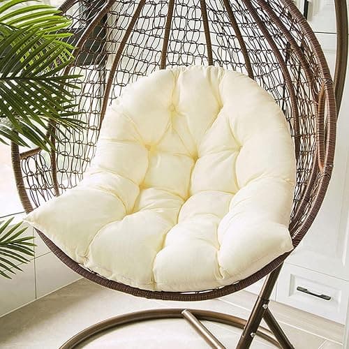 Samtiny Hammock Swing Chair Cushion, Hanging Basket Seat Cushion Pillow, Soft Hanging Egg Chair Back Cushions Pads, for Indoor and Outdoor Garden Offices thumbnail 2