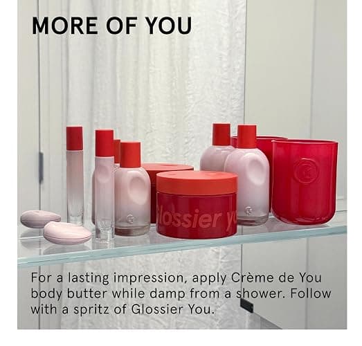 Glossier You Eau de Parfum - Unisex Fragrance for Men & Women, Skin-Scent Enhancer Smells Different on Everyone - Musky, Warm & Spicy Perfume with Pink Pepper, Iris & Ambrox Base Notes, 50ml thumbnail 6