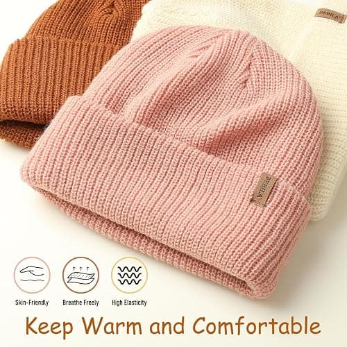 Bebila Baby Beanie Toddler Infant Winter Hats Knit Warm Caps for Boys Girls thumbnail 2