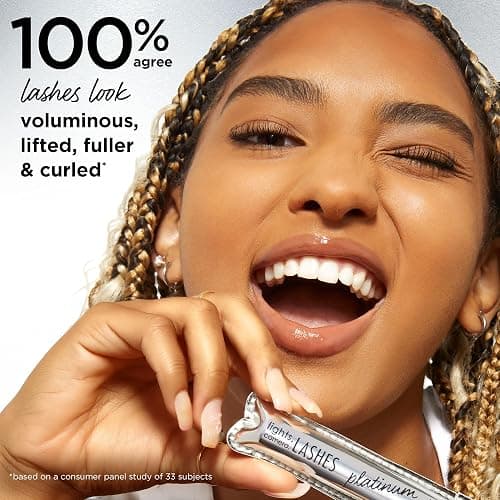 tarte lights, camera, lashes platinum volumizing mascara – Black Tinted Peptide Lash Serum mascara for Volume & Length, Smudge-Proof, Flake-Free, Vegan & Cruelty Free thumbnail 8