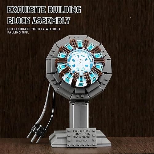 APENGBAOL Arc Reactor Building Block Set, A Model Toy Proof that Tony Has A Heart,A Gift for Adults and Children thumbnail 6