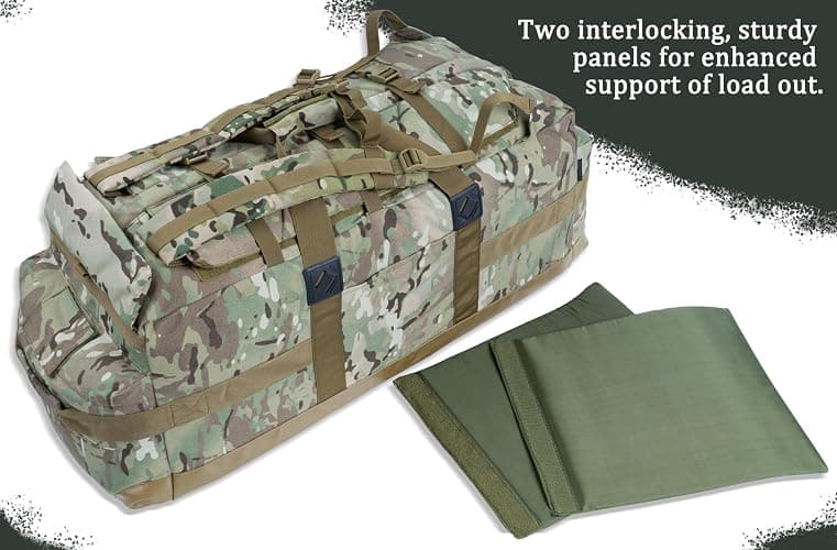 Backferry Large Military Duffle Bag Backpack Tactical Field Gear Equipment Duffel Bag Army Deployment Bag 85L thumbnail 6