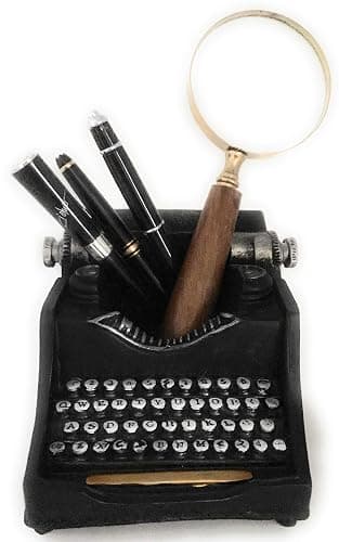 Retro/Shabby Chic/Vintage Typewriter Pencil Holder for Desk/Desk Organizer for Writer's Desk- Nostalgic Gift for Writers/Gift for Vintage Lovers/Gift for Typewriter Lovers thumbnail 7