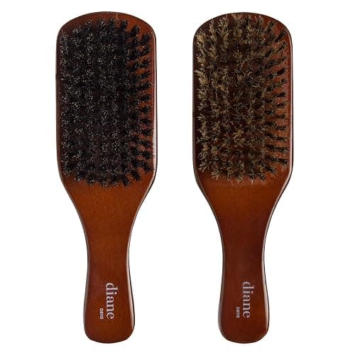 Diane Premium 100% Boar Bristle 2-Sided Club Brush for Men and Barbers, Medium and Firm Bristles for Thick Coarse Hair, Detangling, Smoothing thumbnail 5