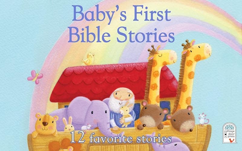 Baby's First Bible Stories Padded Board Book - Gift for Easter, Christmas, Communions, Newborns, Birthdays, Beginner Bible thumbnail 2