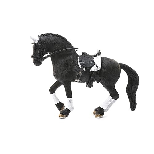 Schleich Horse Club - 4-Piece Tournament Riding Stallion Playset - Realistic Black Horse Figurine with Riding Accessories for Girls and Boys - Screen-Free, Imaginative Play for Kids 5+ | 42457 | Horse Figurine, Equestrian Toy for Girls 5+, Realistic Horse Toy, Screen-Free Imaginative Pretend Play, Party Gifts thumbnail 2