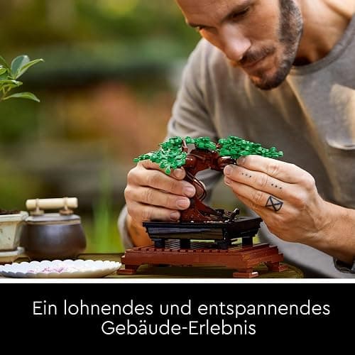 LEGO Botanicals Bonsai Baum Set für Erwachsene - Pflanzen Home Deko Set - DIY Projekt und entspannende kreative Aktivität - Geschenkidee für Frauen und Männer - Botanik Kollektion 10281 thumbnail 2