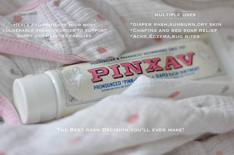 PINXAV Healing Cream, Fast Relief for Diaper Rash, Eczema, Chafing, Bed Sores, Acne, and Minor Cuts and Burns (4 OZ) thumbnail 8