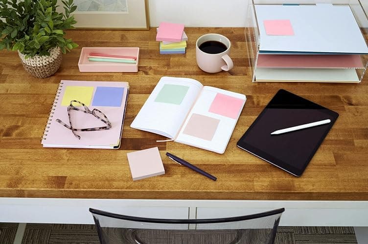 Post-it Greener Notes, 3x3 in, 24 Pads, America's #1 Favorite Sticky Notes, Sweet Sprinkles Collection, Pastel Colors, Clean Removal, 100% Recycled Material (654R-24CP-AP) thumbnail 2