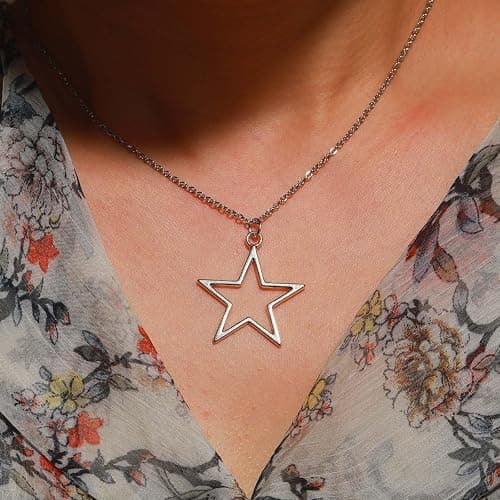 LIRUNQIN 12PCS Y2K Style Necklace Set - Grunge Emo Gothic Accessories, Vintage Silvery Jewelry, Star Necklace for Kawaii Clothes & Y2K Aesthetic thumbnail 6
