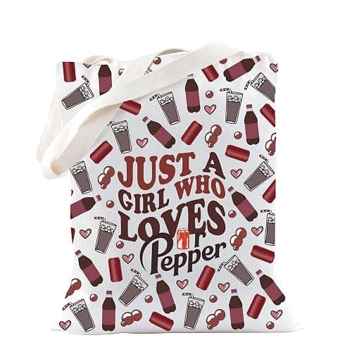 TSOTMO DR.P Merch DR.P Drinks Gift Soda Drinks Lovers Gift DR.P Beverage Tote Bag for DR.P Lovers (PPe Tote) - Image 1