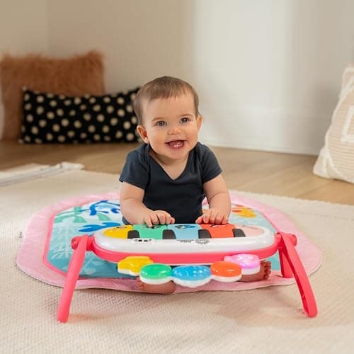Baby Einstein Ocean Explorers 4-in-1 Kickin Tunes Jellyfish Jamboree Music & Language Discovery Gym, Pink, Ages 0 Months and Up thumbnail 2