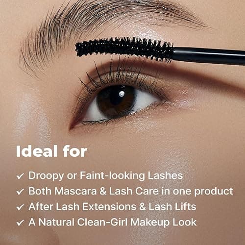 Epais Eyelash Black Tinted Serum, 2-in-1 Lash Growth Enhancer and Tinting Treatment, 7 Peptides and Biotin Formula for Longer Thicker Lashes, Charcoal-Based Black Food Complex, Korean Lash Care thumbnail 9