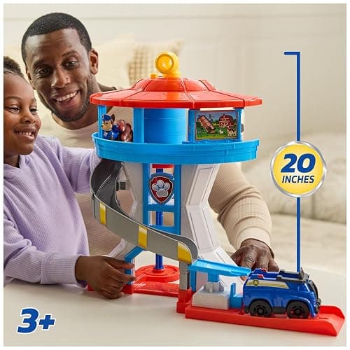 Paw Patrol Lookout Tower, 20-Inch Tower with Chase Action Figures, Rescue Vehicle & Launcher, Kids Toys for Boys & Girls Ages 3 and Up thumbnail 2