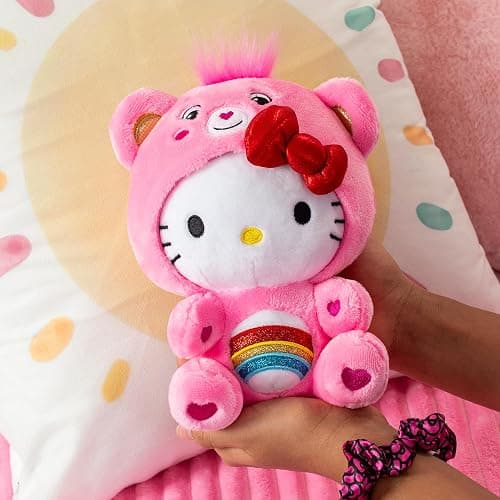 hello kitty x care bear plush thumbnail 3
