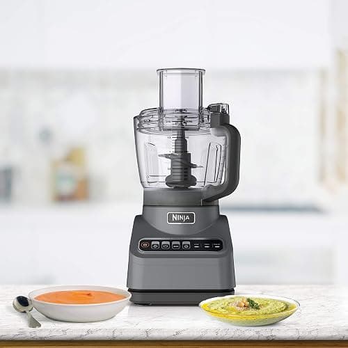 Ninja Food Processor, Professional Plus, 1000 Peak Watts, 4 Functions for Chopping, Slicing, Purees & Dough with 9-Cup Processor Bowl, 3 Blades, Food Chute & Pusher, Silver, BN601 thumbnail 12
