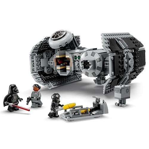 LEGO Star Wars TIE Bomber Model Building Kit, Star Wars Toy Starfighter with Gonk Droid Figure, Darth Vader Minifigure and Lightsaber, Collectible Star Wars Gift for 9 Year Olds, 75347 thumbnail 6