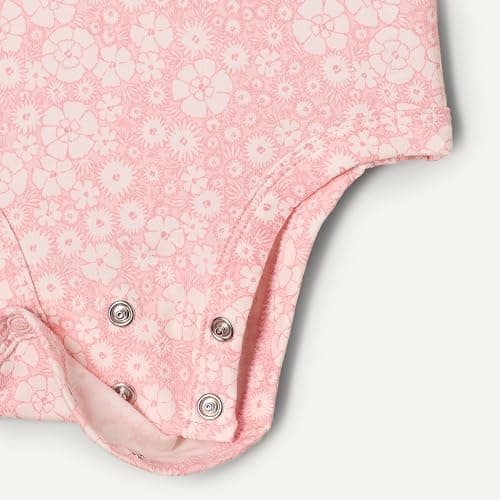 Amazon Essentials x Sofia Grainge Unisex Babies' Long Sleeve Crew Neck Bodysuit, Pack of 3 thumbnail 3