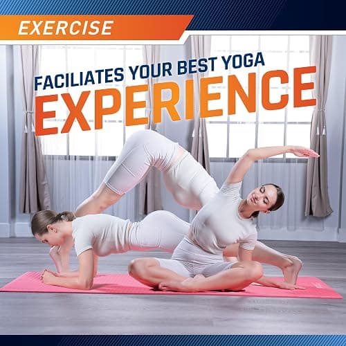 Circuit Fitness by Marcy Non-Slip Multi-Purpose Exercise Yoga Mats with Carrying Strap Multi-Thickness, Multi-Color Options thumbnail 7