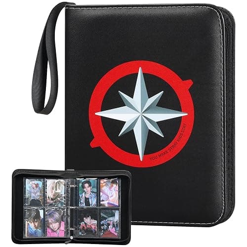 Stray Photocards Binder 400 Pockets, Skz Album Photo Card Holder Merch for Stay Fans Gifts - Image 1
