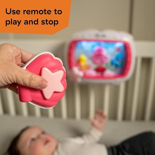 Baby Einstein Sea Dreams Soother Musical Crib Toy and Sound Machine, Pink, Newborn and up thumbnail 9