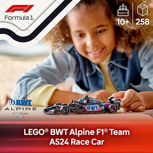 LEGO Speed Champions BWT Alpine F1 Team A524 Race Car Toy - Building Set for Kids, Boys & Girls, Ages 10+ - Toy Car for F1 Fans - Gift Idea for Birthday - 77248 thumbnail 2