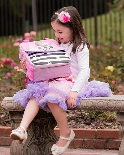 AI ACCESSORY INNOVATIONS Gabby’s Doll House 12” Mini Backpack for girls, Flip Sequin School Bag for Preschool, Pandy Paws Flap Pocket w/3D Ears thumbnail 2