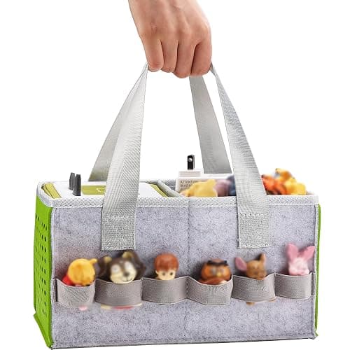 Toniebox Starter Set Hard Case with Handle - Portable Travel Carry Case for Kids, Compatible with Tonies Figures (Green) thumbnail 2