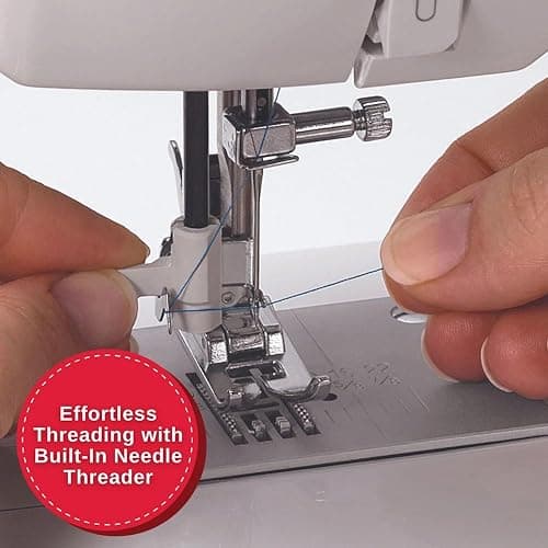 SINGER® Heavy Duty 4423 (Grey) High Speed Sewing Machine + Accessories | 23 Built-In Stitches Deliver 97 Stitch Applications | 50% More Power, 1100 Stitches/Min | Metal Frame, 1-Step Buttonhole thumbnail 6