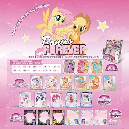 KAYOU My Little Pony Friendship Eternal Cards Vol 3 Rainbow Booster Original Box 12 Pack 100 Pcs 10 Rarity Official Edition [CN] thumbnail 5
