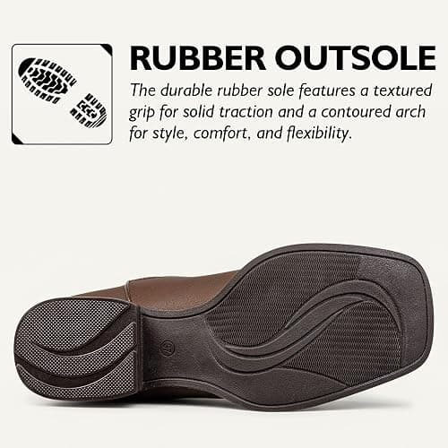 J's.o.l.e Western Wide Calf Cowboy Boots Women Wide Width Square Toe Cowgirl Boots Embroidered Riding Black Brown Boot thumbnail 3