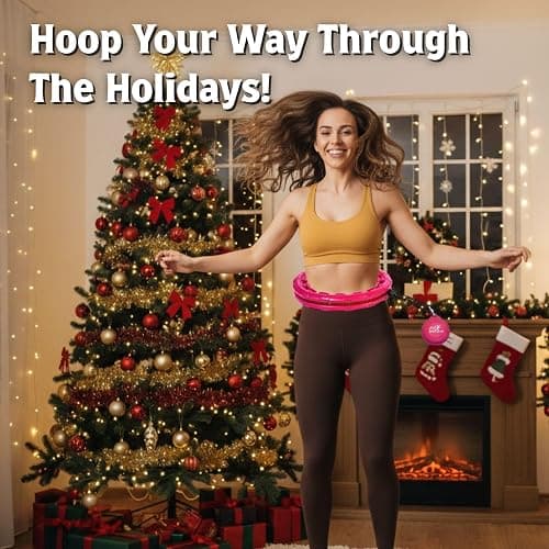 FIT ON FORM Infinity Weighted Hula Hoop for Adults Weight Loss, Smart Exercise Hola Circle Hoop for Women Abs Workout thumbnail 9