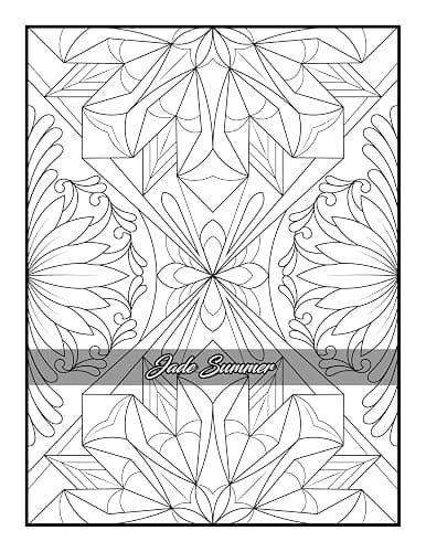 100 Amazing Patterns: An Adult Coloring Book with Fun, Easy, and Relaxing Coloring Pages thumbnail 26