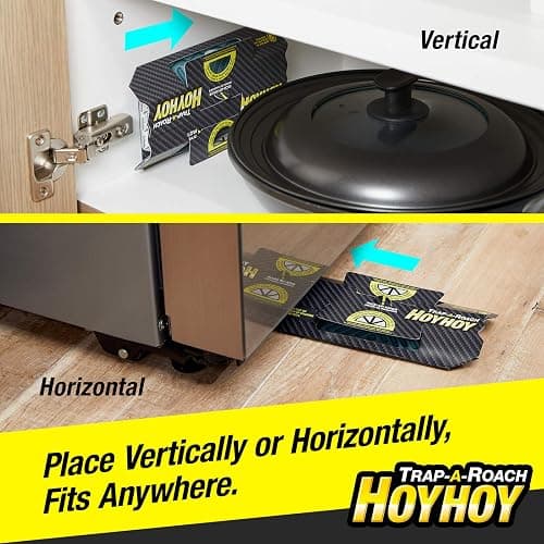 HOY HOY Trap A Roach - 10 Traps [2 Pack] Baited Glue Traps, Great for Home with Kids & Pets Indoor, Sticky Pest Control Trap, Roach Killer, Made in Japan thumbnail 6