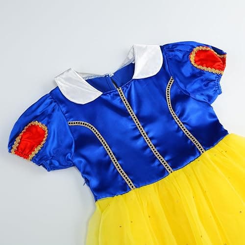 SYoimy Princess Costume Dress for Girls Princess Dress Up Costume Birthday Party Halloween Cosplay with Accessories thumbnail 4