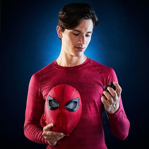 Spider-Man Marvel Legends Series Homecoming Electronic Expressive Mask, Premium Interactive Roleplay Gear for Adults thumbnail 2