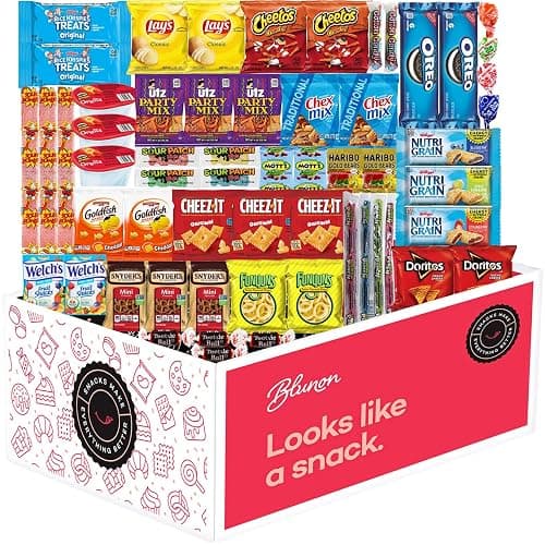 Nut Free Snacks, Peanut & Tree Nut Free Snacks for Kids Variety, 58 Count | Bulk, School Safe Snacks, Gluten Free Options, Individually Wrapped Healthy Snack Packs, Allergy Friendly thumbnail 2