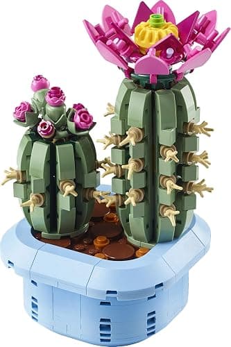 Lego 11509 Botanical Blooming Cactus Toy, Birthday Present, Blocks, Girls, Boys, Kids, 9 Years, 10 Years, 11 Years, Elementary School Students, Decorative Plants, Faux Green, Interior, Stylish thumbnail 3
