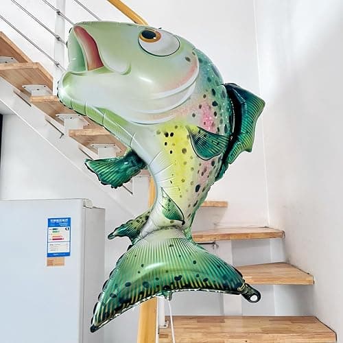 6Pcs Fish Balloons/O fishally One First Birthday/Realistic Carp Tuna Salmon Balloons/Gone Fishing Baby Shower Decorations/Let’s Go Fishing/Little Fisherman Fish Fest/Fishing Tournament Enthusiast Gift thumbnail 7
