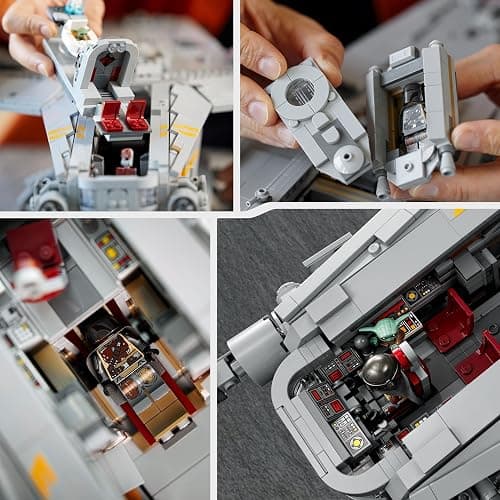 LEGO Star Wars The Razor Crest UCS Set, Ultimate Collectors Series Starship Model Kit for Adults, Large Iconic The Mandalorian Memorabilia Collectable, 75331 thumbnail 6