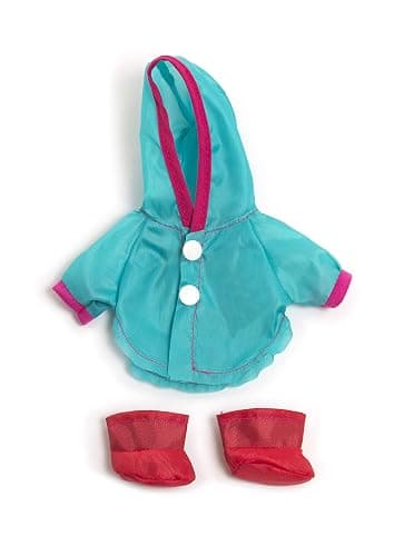 MINILAND Rain Suit Boots 21 cm Dress for 21 cm Dolls, Blue, (31676) - Image 1