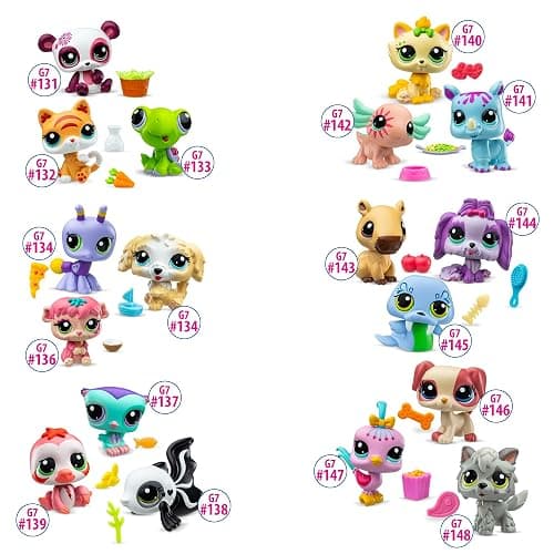 Littlest Pet Shop - Pet Surprise 3-Pack - Series 3, Gen 7 Authentic LPS Bobble Head Toy Figure, Collectible Toy Animal, Ages 4+ thumbnail 3